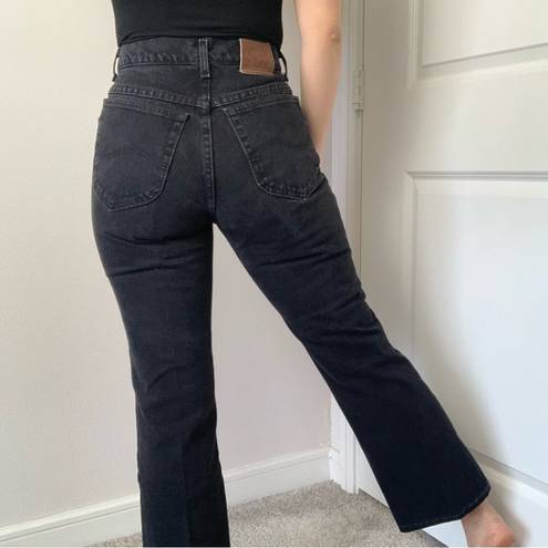 Riders By Lee VINTAGE Lee Riders Black Denim High Rise High Waisted Straight Leg Fit Jeans