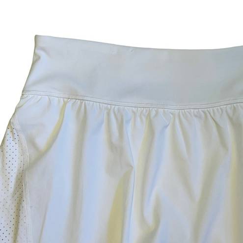 Spanx  Women’s Get Moving White 17” Workout Active Tennis Skort Skirt L