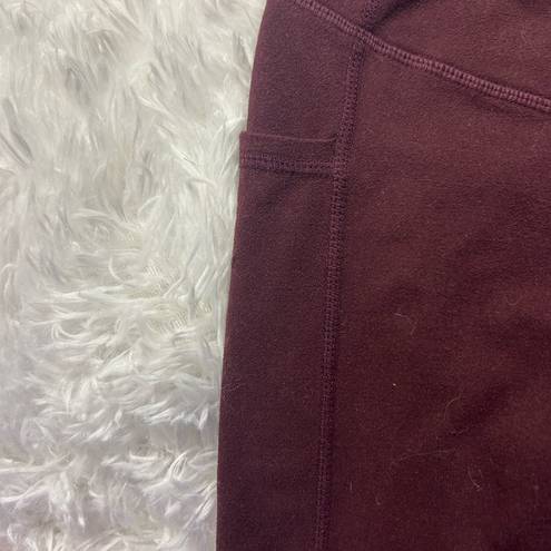 Gaiam  size xs maroon yoga pants leggings bin 2