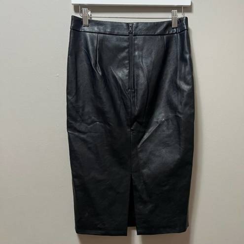 Bardot  DONNA‎ TUBE LEATHER SKIRT IN BLACK size Small