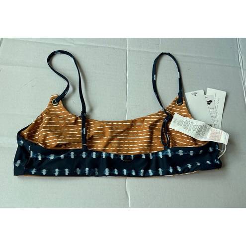 Rip Curl  SURF SHACK REVO CROP REVERSIBLE BIKINI TOP SIZE M