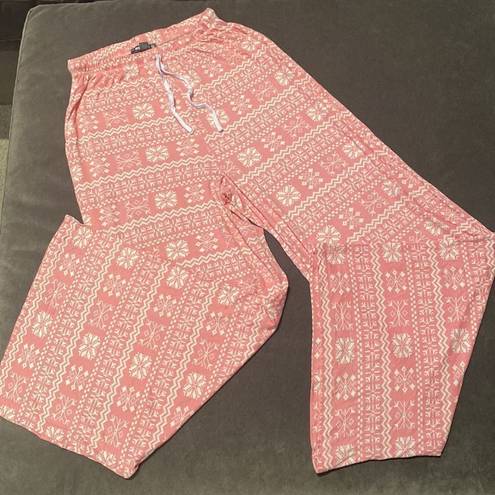 Missguided  Women’s Pink Long Sleeve Pajamas Size 4 NWOT