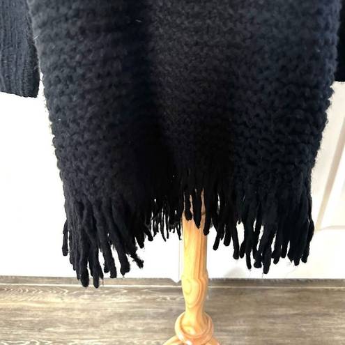 Elizabeth and James  black fringe sweater/dress