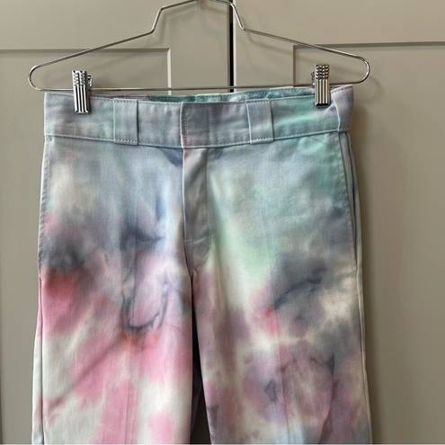 Dickies  Womens Tie Dye Custom Pants Size 28x27 Streetwear Reworked Festival Y2K