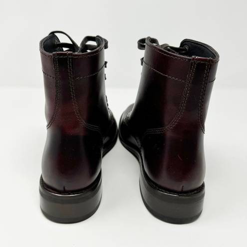 Krass&co NEW Thursday Boot . President Lace Up Boot Burgundy Brown US 5.5 WMNS