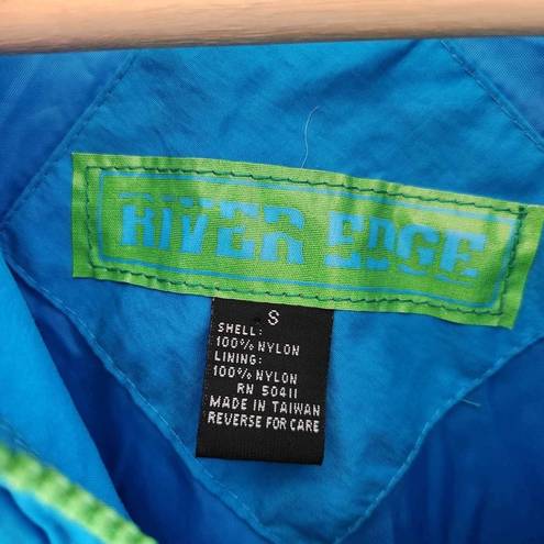 Edge Vintage River  Blue Ski Jacket Size Small