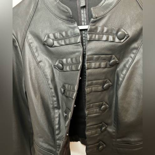 White House | Black Market  Black Leather Jacket