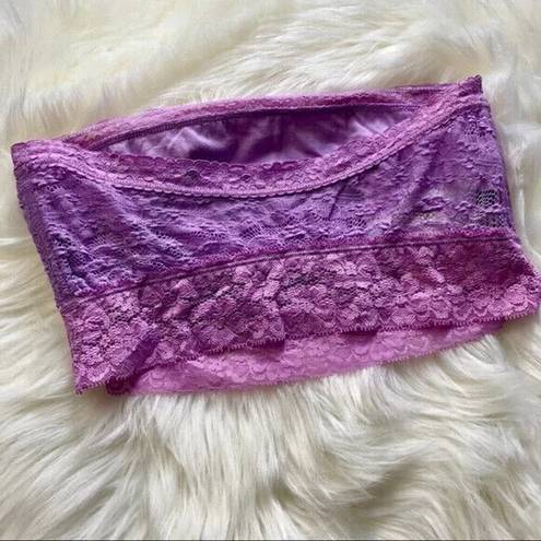 Free People  Lace Bandeau Light Purple