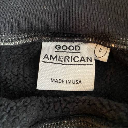 Good American  off the shoulder sweatshirt 3