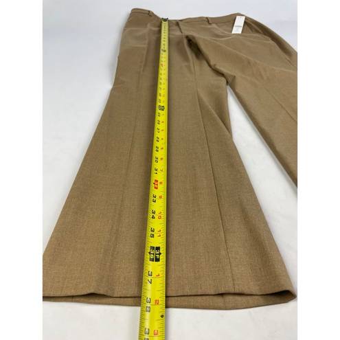 Coldwater Creek  Natural Fit Beige Pants NWT P14 Petite 14 NEW Bootcut Leg