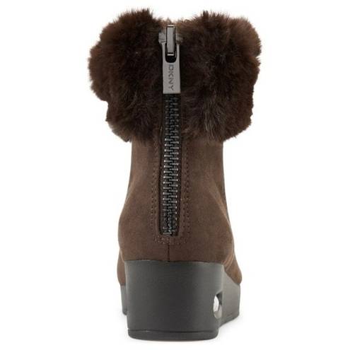 DKNY Abri Stone Fur Bootie Ankle Boots