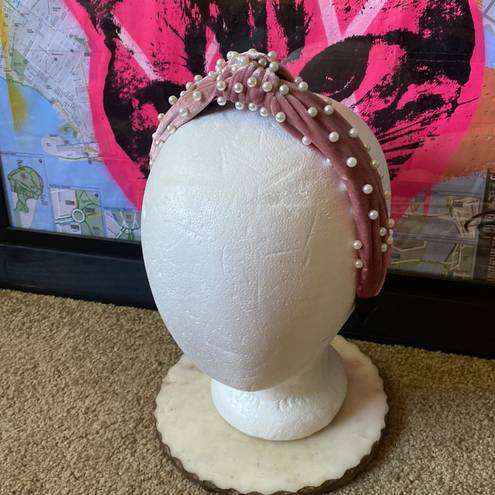 Bundle of 5 Velvet Sequin Pearl Rhinestone Headbands Hatbands Velvet Knotted