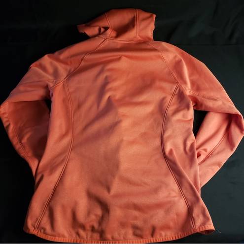 The North Face  Orange Fleece‎ Full Zip Jacket Women’s Large