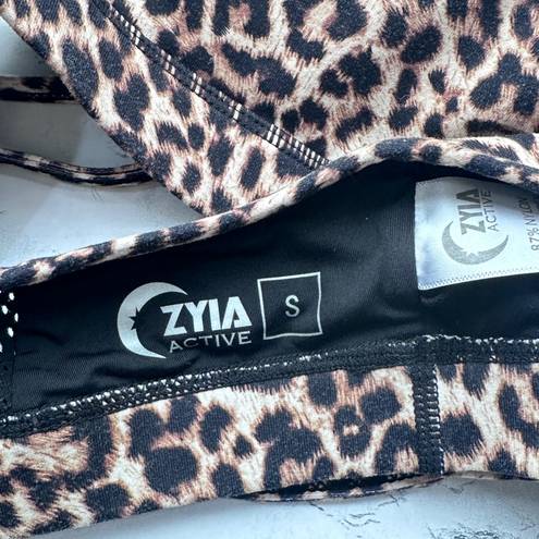 Zyia  Grid Bra in Leopard