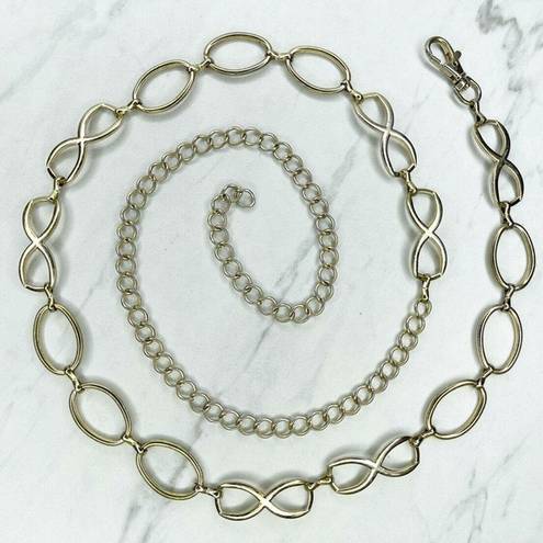 infinity  Sign Symbol Metal Chain Link Belt One Size OS