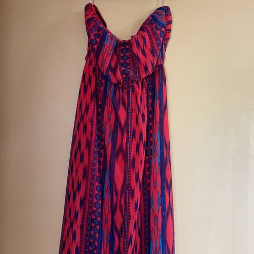 Charlotte Russe  Long Strapless Dress Size Medium