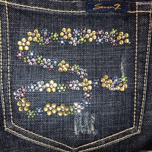 Seven7 💥 Jeans w/rhinestones embellished