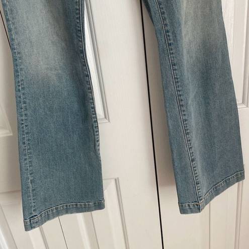 Gap  Long and Lean Stretch Jeans Light Wash Flare 4 Regular