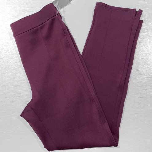 Z By Zella New  Pull On Ankle Pant Sobo Stretch Jersey Purple Nectar