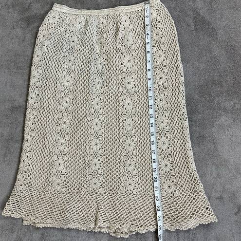 Sundays Vintage Sunny  Tan Knit Skirt