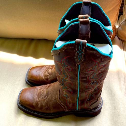 Justin Boots Justin’s Cowgirl 7.5 Tan Jaguar Boots