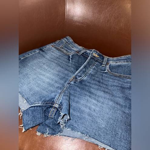 Old Navy Women's  Denim Shorts High Rise Sky-Hi A-Line