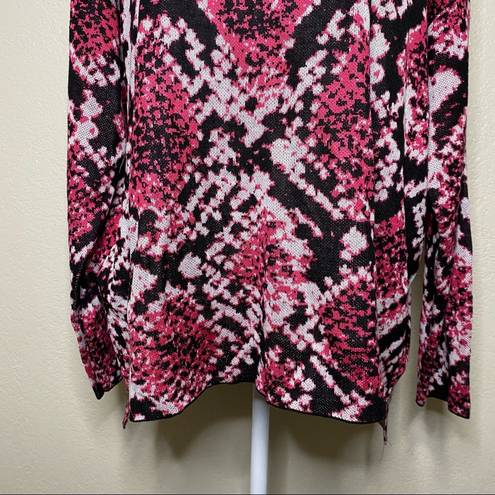 DKNY  Step- Hem Printed Sweater