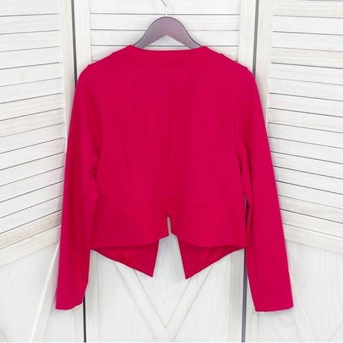 Torrid Ponte Knit Cutaway Blazer Jacket Pink Large 12 Open Front