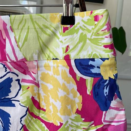 Rafaella NWT  Pink Cosmo Colorful Floral Print Skort XXL