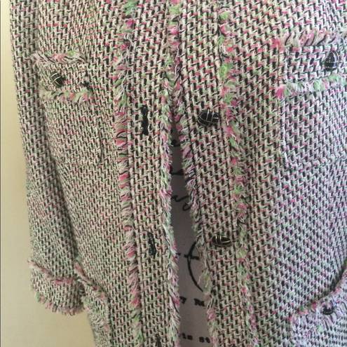 Talbots  multicolor Tweed blazer