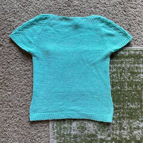 Coldwater Creek Blue Sweater Top