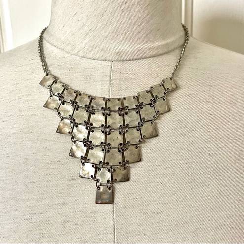 American Eagle  Outfitters silver tone statement necklace