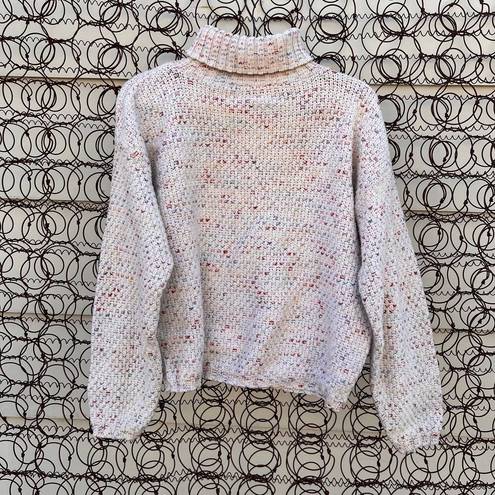 United States Sweaters Vintage 80s 90s  pastel nubby knit turtleneck