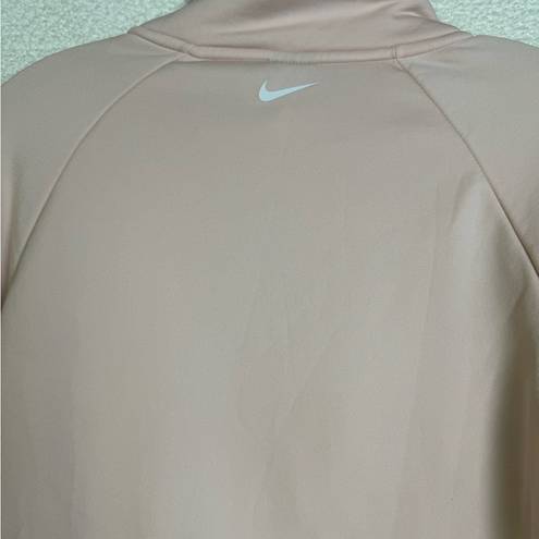 Nike  Pink Super Soft Quarter Zip Sweatshirt Size M