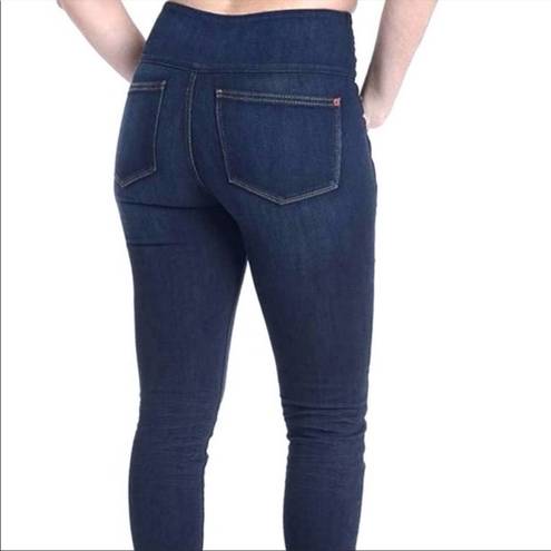 Spanx Dark Wash Side Zip High Waist High Rise Skinny Jeans Women's Size S, 2-4