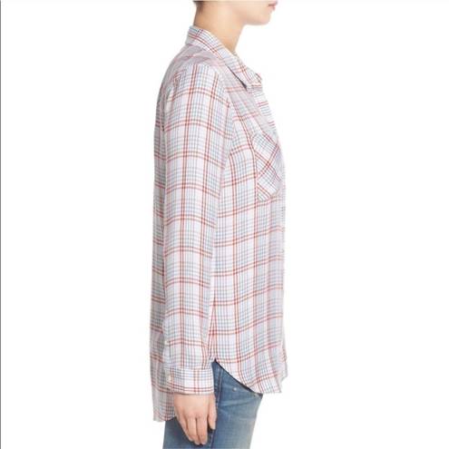 Treasure & Bond NORDSTROM  Long & Lean' Plaid Shirt