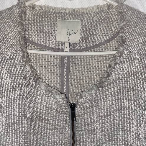 Joie knit zip up, scooped neck cardigan