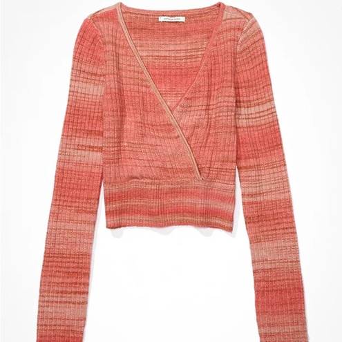 American Eagle AE Wrap Front Sweater