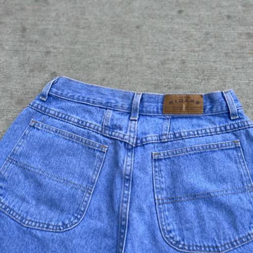 Riders By Lee 90s Vintage Rider Mom Jean 100% Cotton Denim Shorts Size 14M