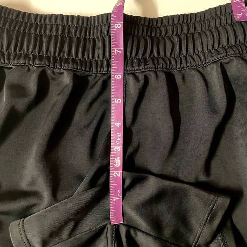 Xersion  Black & Green Stripe Athletic Shorts