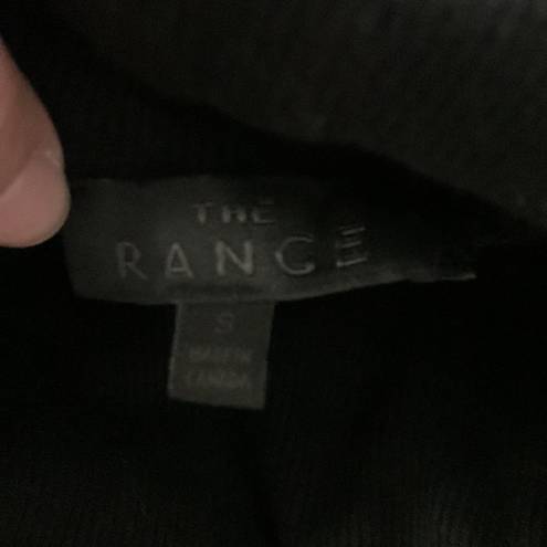 The Range  crop black sweater