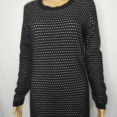 Walter Baker WGB  Polka Dot Sweater Dress Long Slv