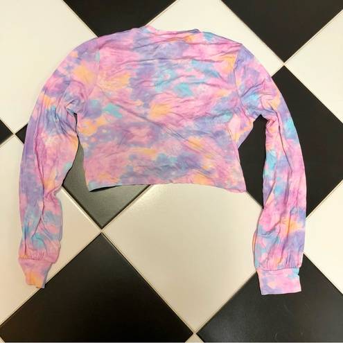 Beach Riot NWT  x LoveShackFancy Collab Marley Top Cotton Candy Knotted Tie Dye L