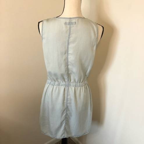 Harper  Chambray Button Down Mini Dress