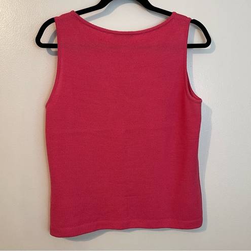 St. John Santana Knit Tank Top Sleeveless Sweater