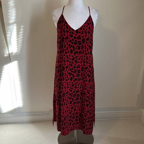 Rails  Yara Red Leopard Slip Dress