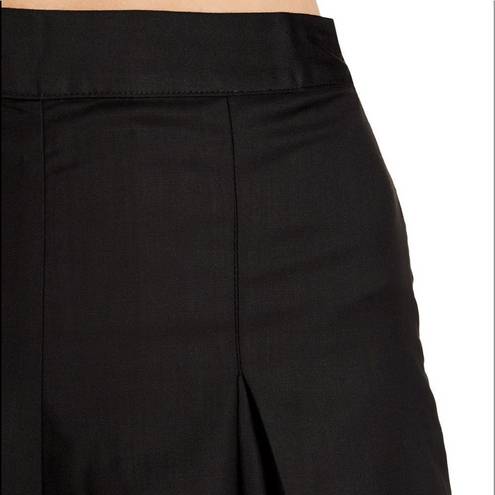 Nordstrom Grey Lab Crop Pant Small Black Crop Wide Leg Classic Pleat  Work Casual