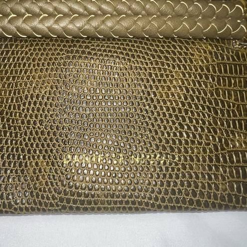 Danielle Nicole  Vegan Alligator Hand Strap Clutch