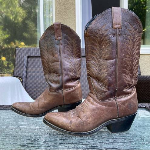 Justin Boots Justin Cowboy Boots Brown Women size 6.5