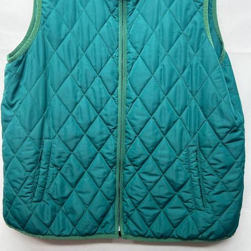 Coldwater Creek  Quilted Full Zip Women's Vest Size XL